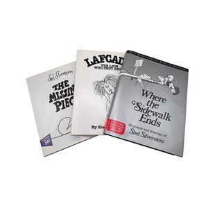 Shel Silverstein Hardcover Book Lot Missing Piece Lafcadio Sidewalk Ends